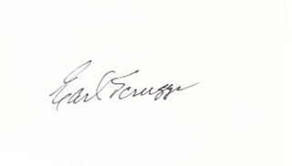Earl Scruggs autograph