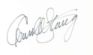 Arnold Stang autograph