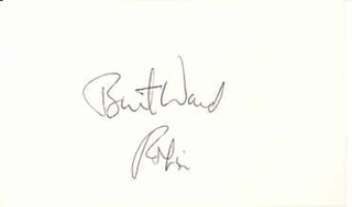 Burt Ward autograph