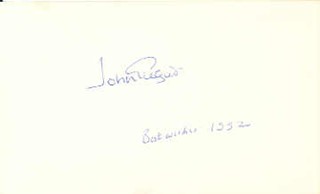 John Gielgud autograph