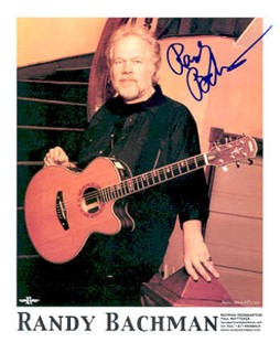 Randy Bachman autograph