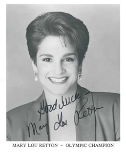Mary Lou Retton autograph