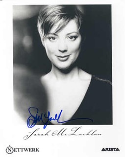 Sarah McLachlan autograph