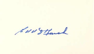 Edd Roush autograph