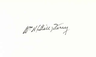 Bill Terry autograph