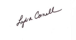 Lydia Cornell autograph