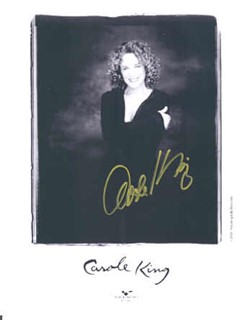 Carole King autograph