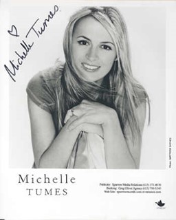 Michelle Tumes autograph
