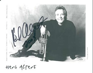Herb Alpert autograph
