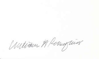 William Rehnquist autograph