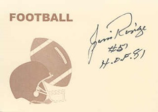Jim Ringo autograph