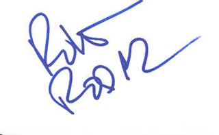 Robert Rodriguez autograph