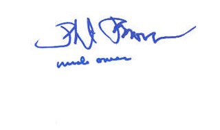 Phil Brown autograph