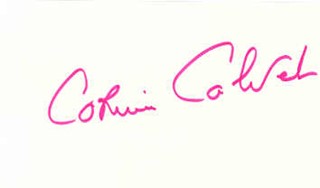 Corinne Calvet autograph
