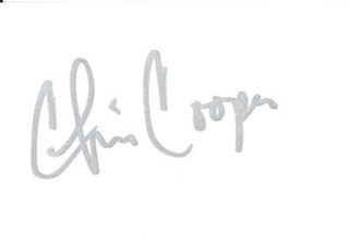 Chris Cooper autograph