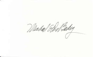 Michael DeBakey autograph