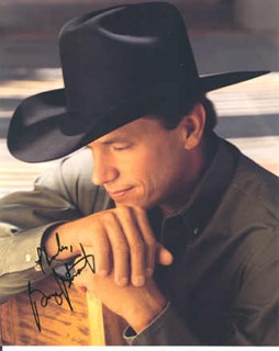 George Strait autograph