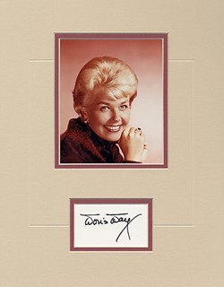 Doris Day autograph
