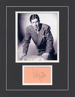 Rudy Vallee autograph
