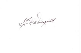 Gil McDougald autograph