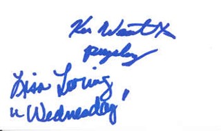 The Addams Family autograph