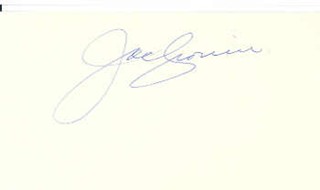 Joe Cronin autograph
