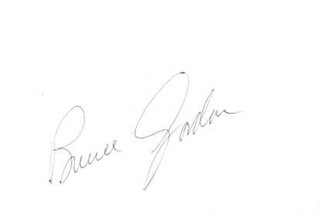 Bruce Gordon autograph