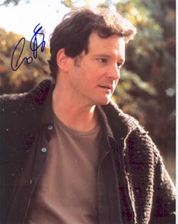 Colin Firth autograph