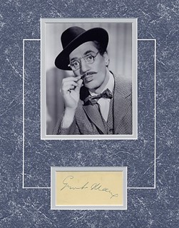Groucho Marx autograph