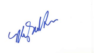 Mary Louise Parker autograph