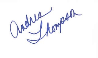 Andrea Thompson autograph