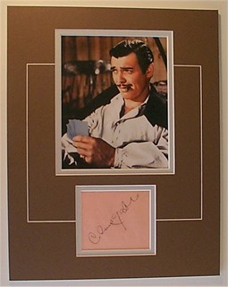 Clark Gable autograph