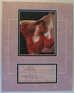 Ava Gardner autograph