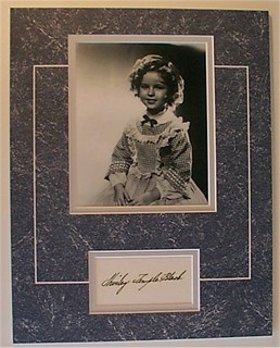 Shirley Temple autograph