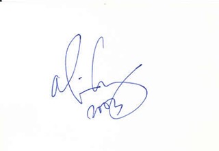 Alice Cooper autograph