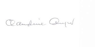 Claudine Auger autograph