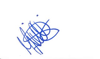 Malinda Williams autograph