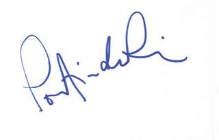 Portia DeRossi autograph