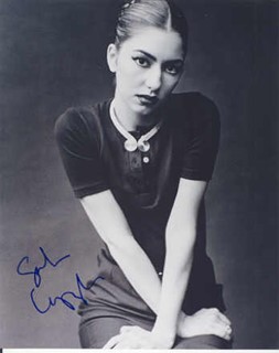 Sophia Coppola autograph