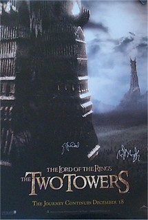 The Lord of The Rings: The Two Towers autograph
