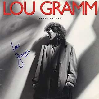 Lou Gramm autograph