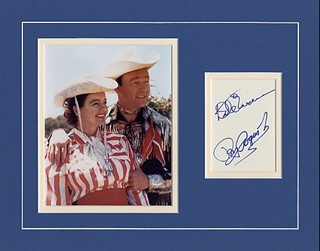 Roy Rogers & Dale Evans autograph