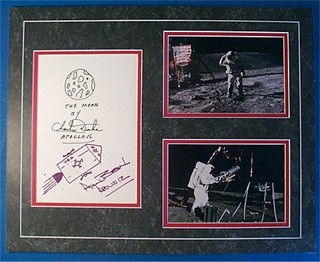 Astronaut Moonwalker Artwork autograph