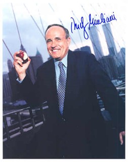 Rudy Giuliani autograph