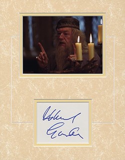 Michael Gambon as Dumbledore autograph