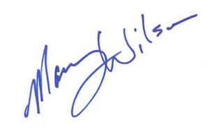 Mary Wilson autograph