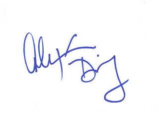 Alexis Denisof autograph