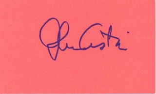 John Astin autograph
