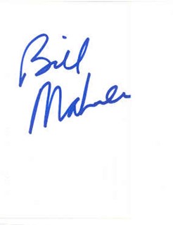 Bill Maher autograph