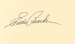 Eddie Bracken autograph